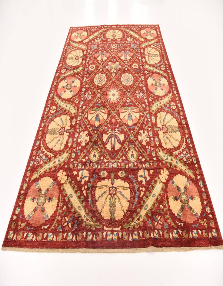 Detail image of  6' 10 x 9' 10  Hand Knotted Ariana Ziegler Oriental Rug