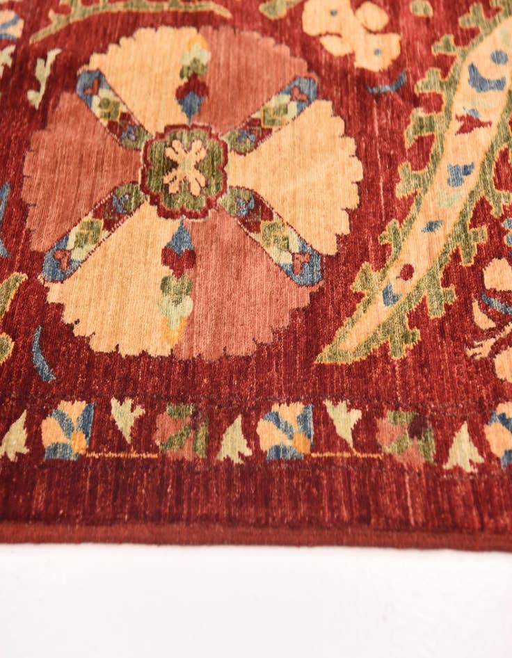 Detail image of  6' 10 x 9' 10  Hand Knotted Ariana Ziegler Oriental Rug