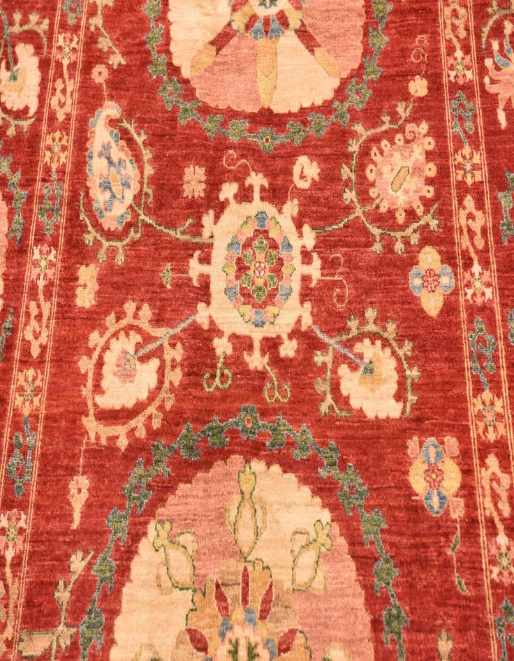 Detail image of  5' 9 x 8' 2  Hand Knotted Ariana Ziegler Oriental Rug