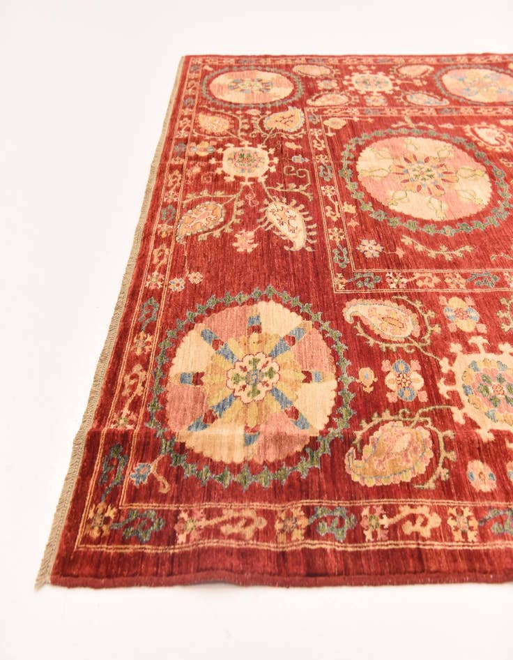 Detail image of  5' 9 x 8' 2  Hand Knotted Ariana Ziegler Oriental Rug