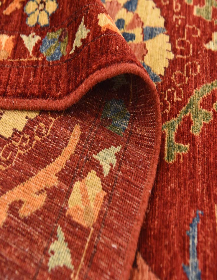 Detail image of  6' 8 x 10' 2  Hand Knotted Ariana Ziegler Oriental Rug