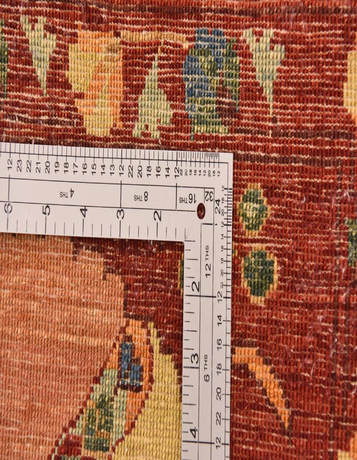 Detail image of  6' 8 x 10' 2  Hand Knotted Ariana Ziegler Oriental Rug
