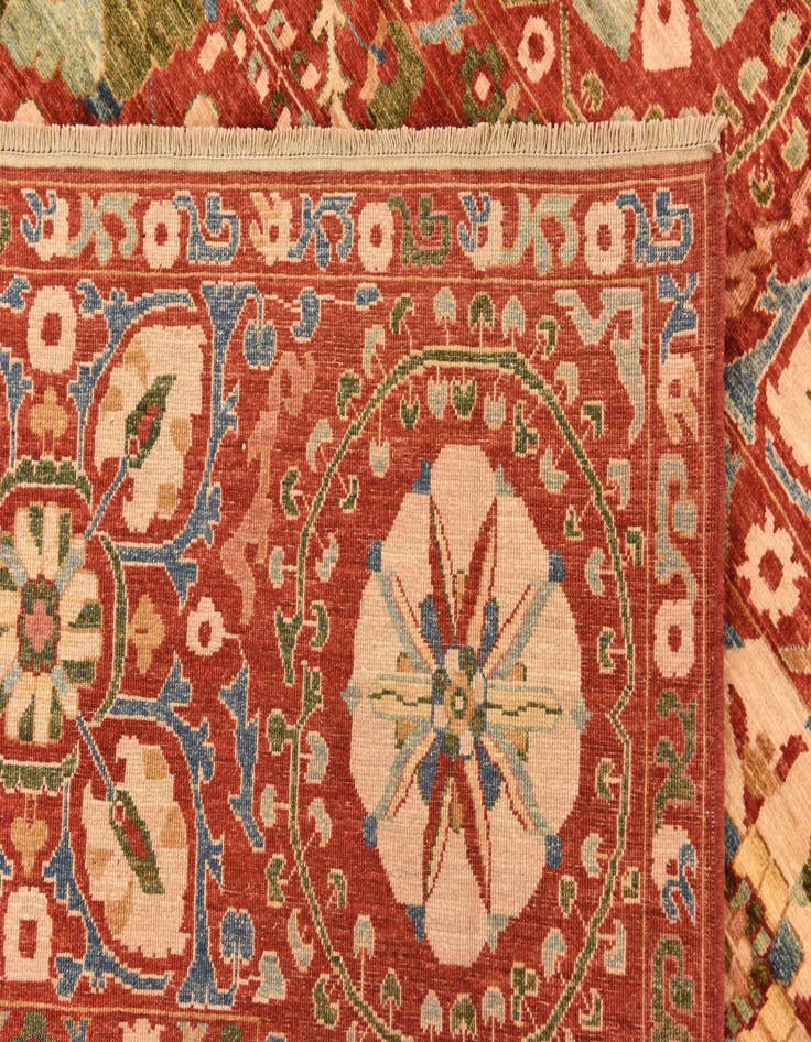 Detail image of  6' 8 x 8' 5  Hand Knotted Ariana Ziegler Oriental Rug
