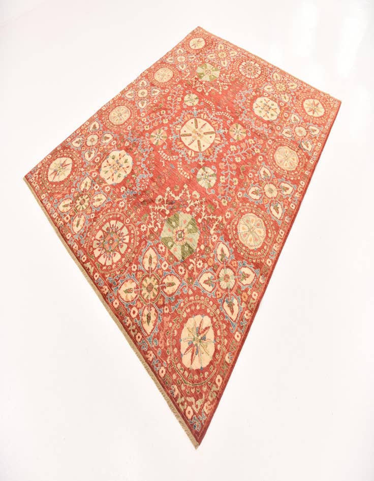 Detail image of  6' 8 x 8' 5  Hand Knotted Ariana Ziegler Oriental Rug