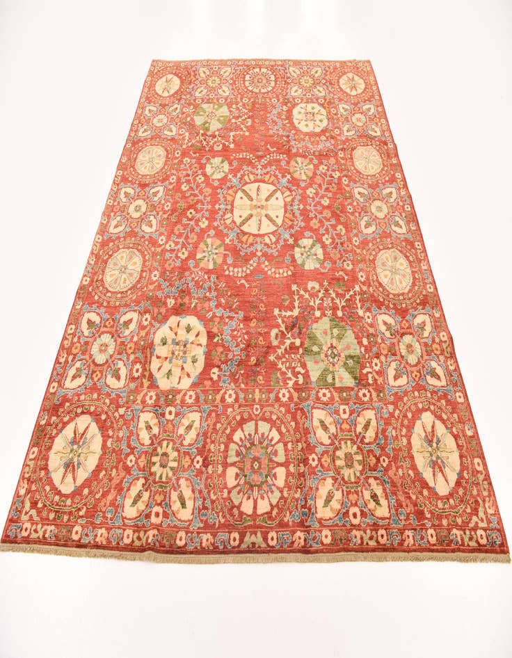 Detail image of  6' 8 x 8' 5  Hand Knotted Ariana Ziegler Oriental Rug