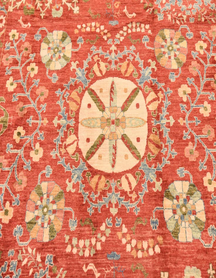 Detail image of  6' 8 x 8' 5  Hand Knotted Ariana Ziegler Oriental Rug