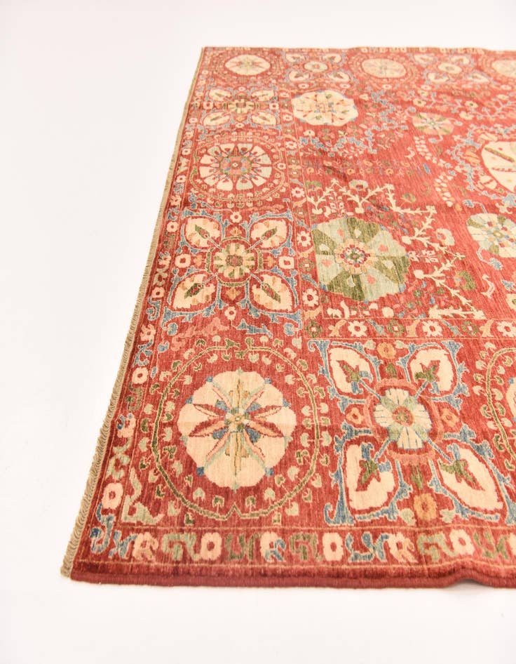 Detail image of  6' 8 x 8' 5  Hand Knotted Ariana Ziegler Oriental Rug