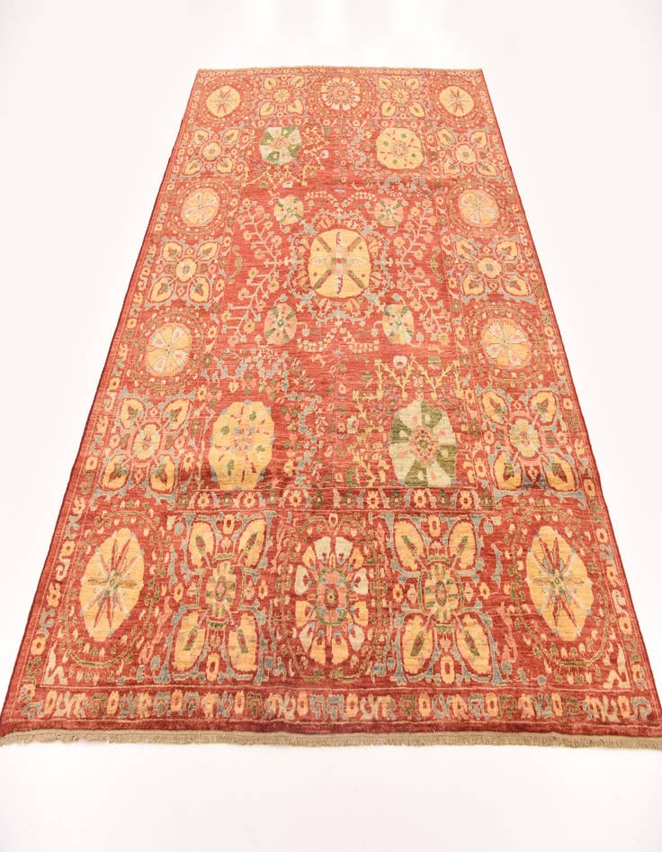 Detail image of  6' 7 x 8' 6  Hand Knotted Ariana Ziegler Oriental Rug