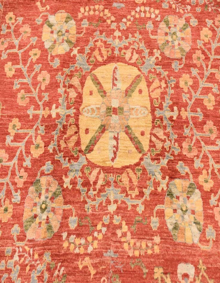 Detail image of  6' 7 x 8' 6  Hand Knotted Ariana Ziegler Oriental Rug