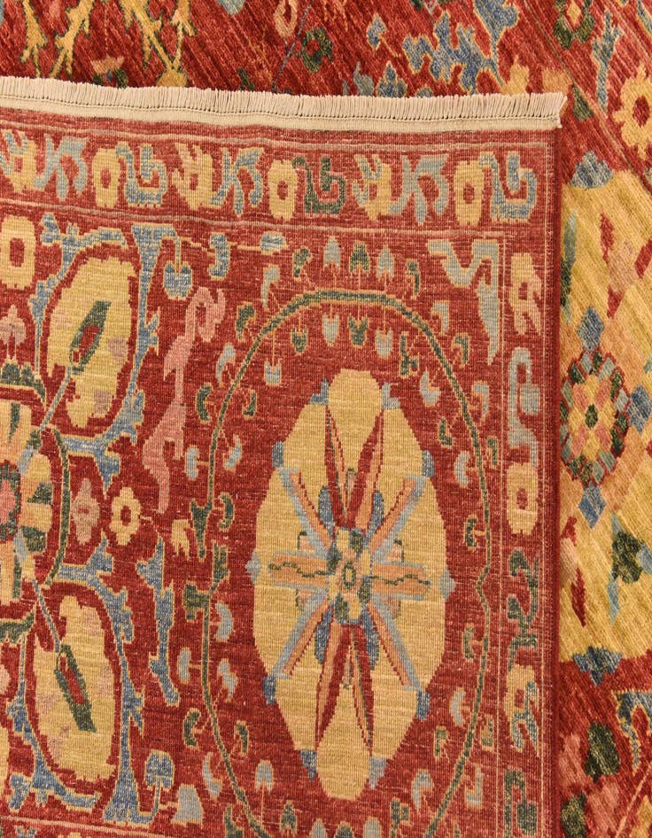 Detail image of  6' 7 x 8' 4  Hand Knotted Ariana Ziegler Oriental Rug