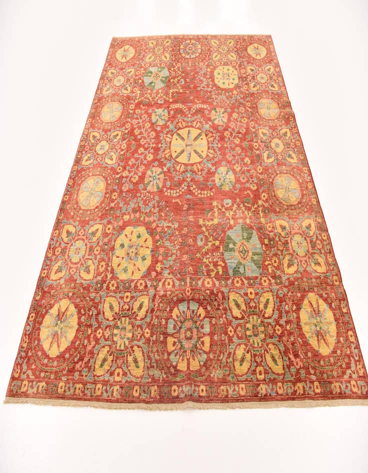 Detail image of  6' 7 x 8' 4  Hand Knotted Ariana Ziegler Oriental Rug