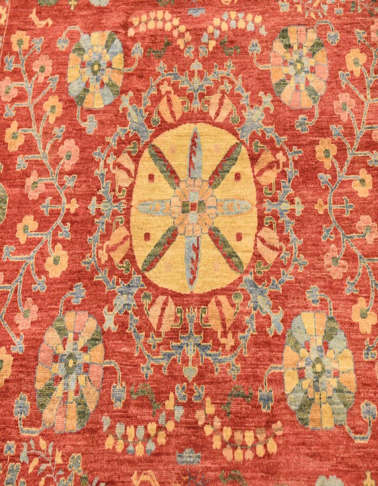 Detail image of  6' 7 x 8' 4  Hand Knotted Ariana Ziegler Oriental Rug