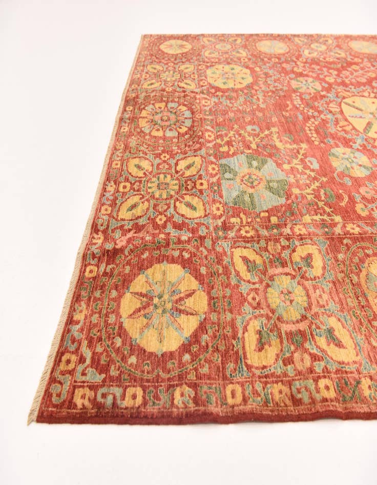 Detail image of  6' 7 x 8' 4  Hand Knotted Ariana Ziegler Oriental Rug