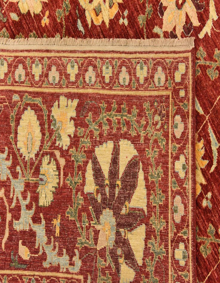 Detail image of  6' 7 x 8' 4  Hand Knotted Ariana Ziegler Oriental Rug