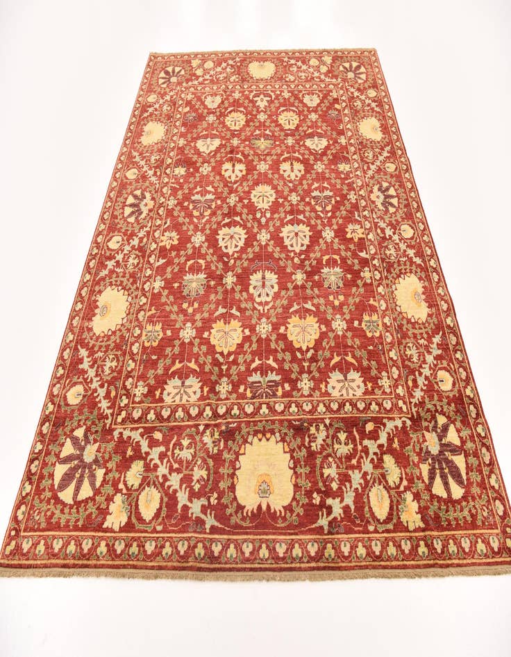 Detail image of  6' 7 x 8' 4  Hand Knotted Ariana Ziegler Oriental Rug