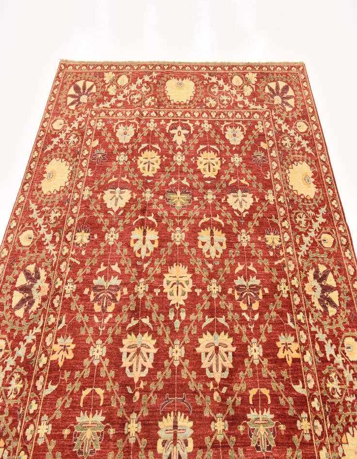 Detail image of  6' 7 x 8' 4  Hand Knotted Ariana Ziegler Oriental Rug