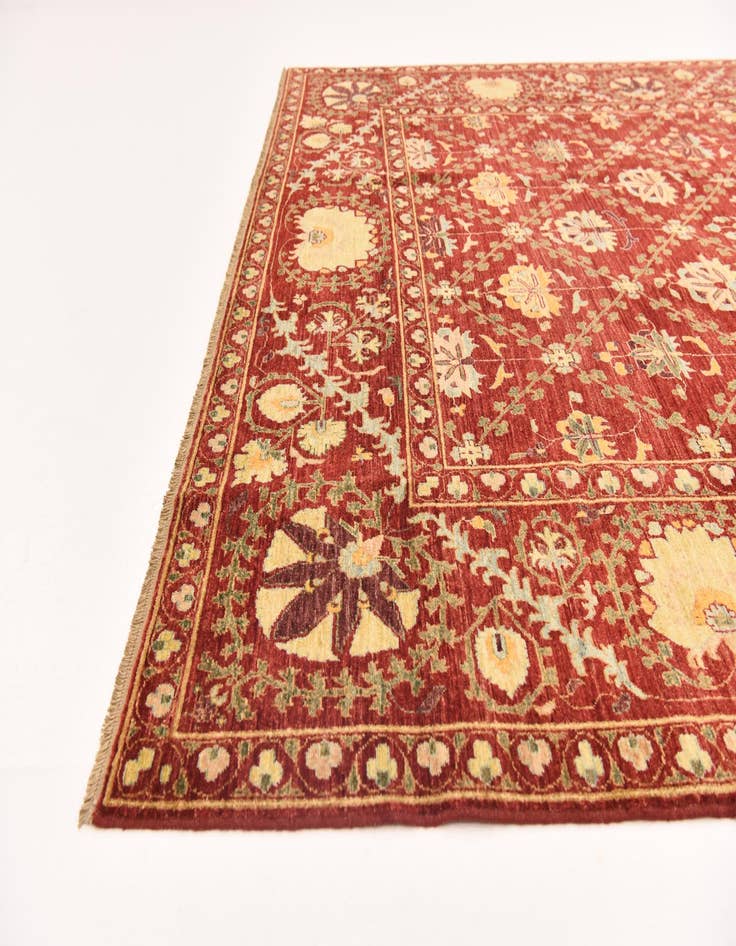 Detail image of  6' 7 x 8' 4  Hand Knotted Ariana Ziegler Oriental Rug