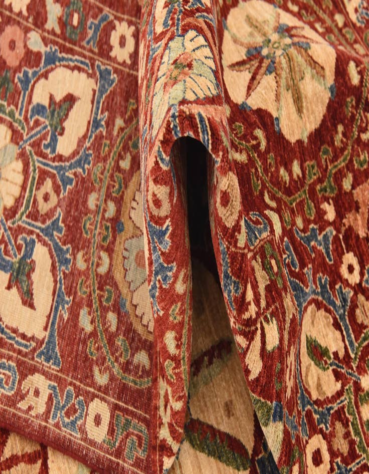 Detail image of  6' 5 x 8' 10  Hand Knotted Ariana Ziegler Oriental Rug