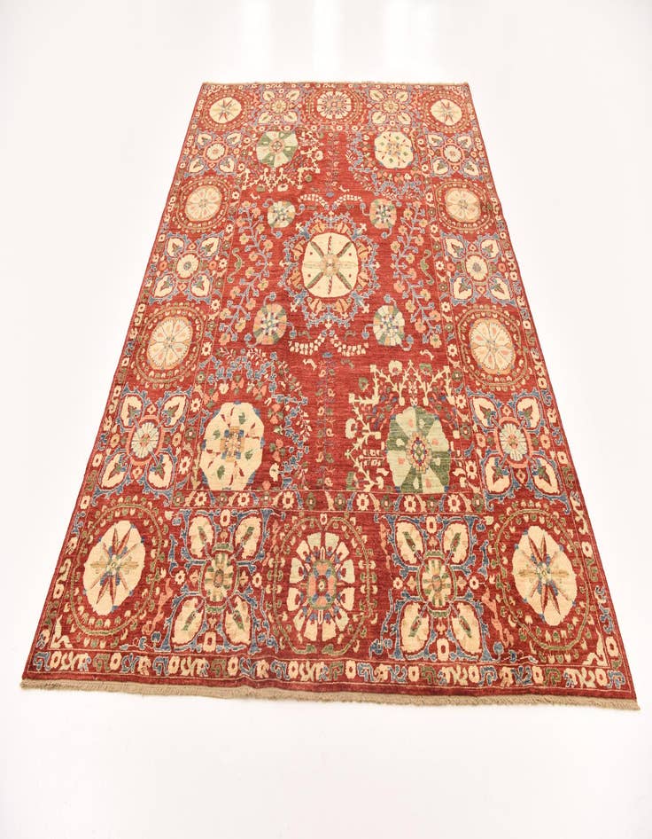 Detail image of  6' 5 x 8' 10  Hand Knotted Ariana Ziegler Oriental Rug