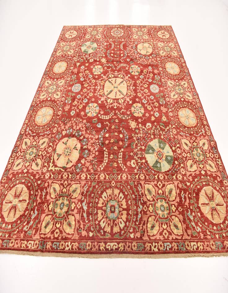 Detail image of  8' 7 x 10' 1  Hand Knotted Ariana Ziegler Oriental Rug