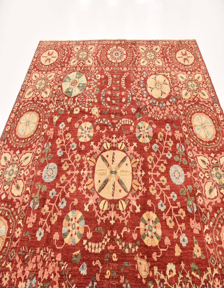 Detail image of  8' 7 x 10' 1  Hand Knotted Ariana Ziegler Oriental Rug