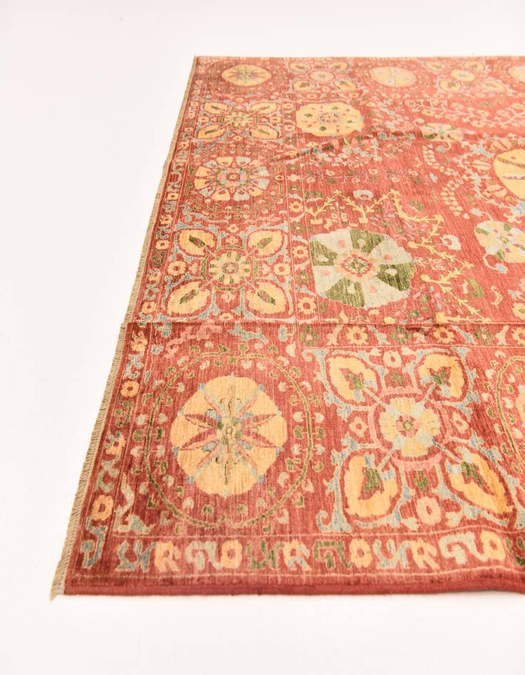 Detail image of  6' 8 x 8' 7  Hand Knotted Ariana Ziegler Oriental Rug