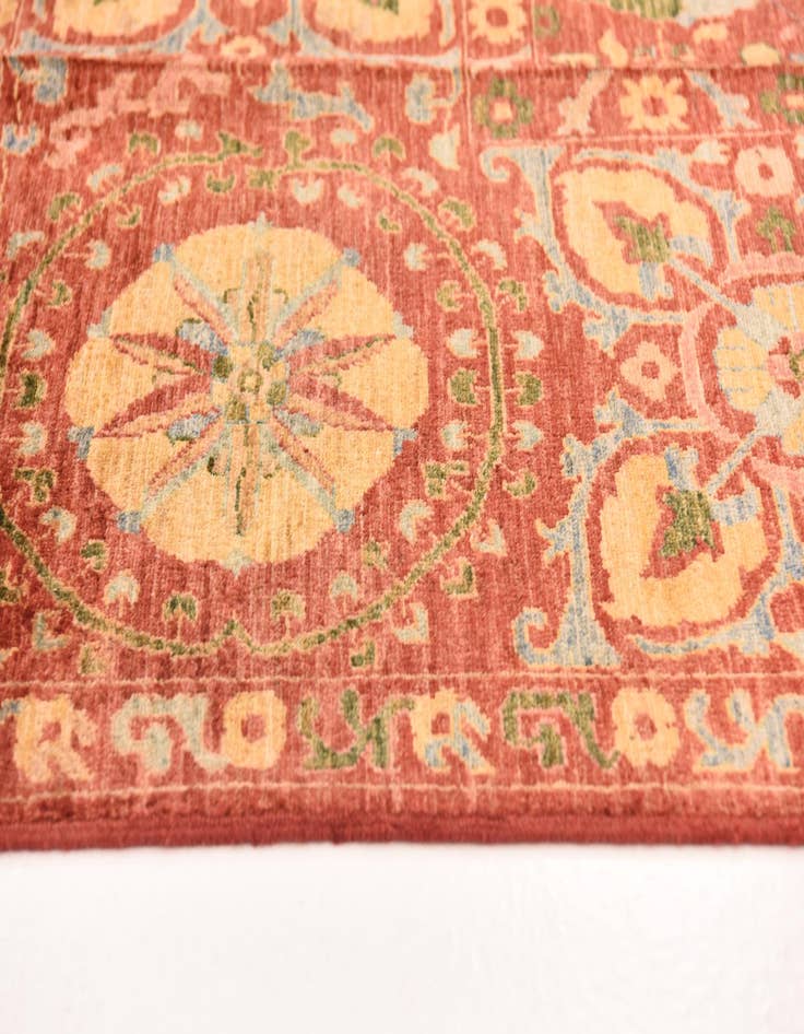 Detail image of  6' 8 x 8' 7  Hand Knotted Ariana Ziegler Oriental Rug