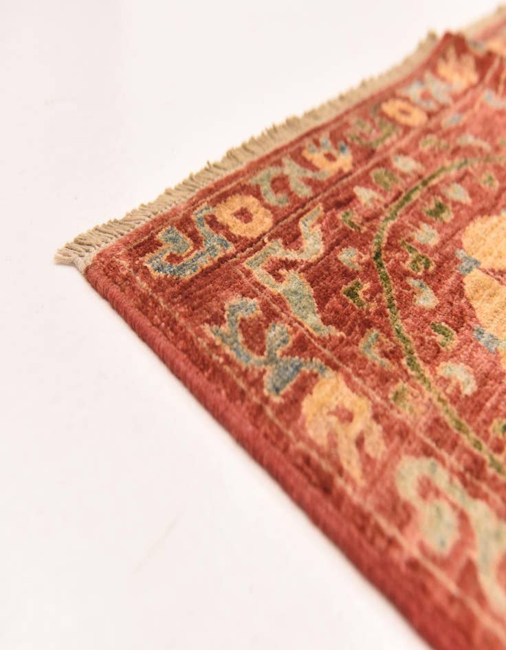 Detail image of  6' 8 x 8' 7  Hand Knotted Ariana Ziegler Oriental Rug