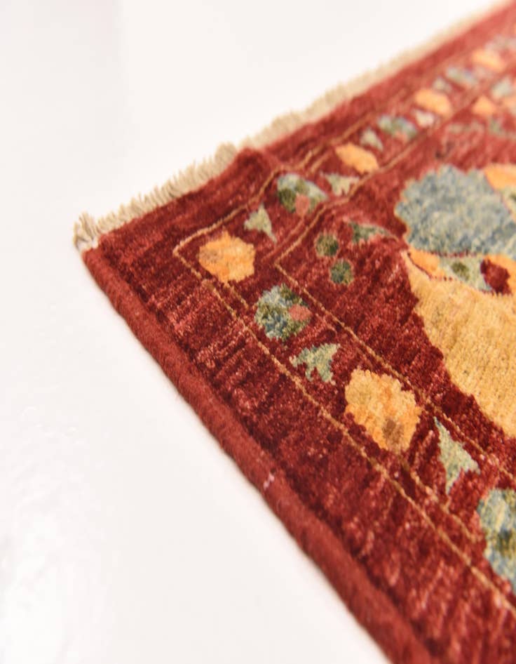 Detail image of  5' 8 x 7' 11  Hand Knotted Ariana Ziegler Oriental Rug
