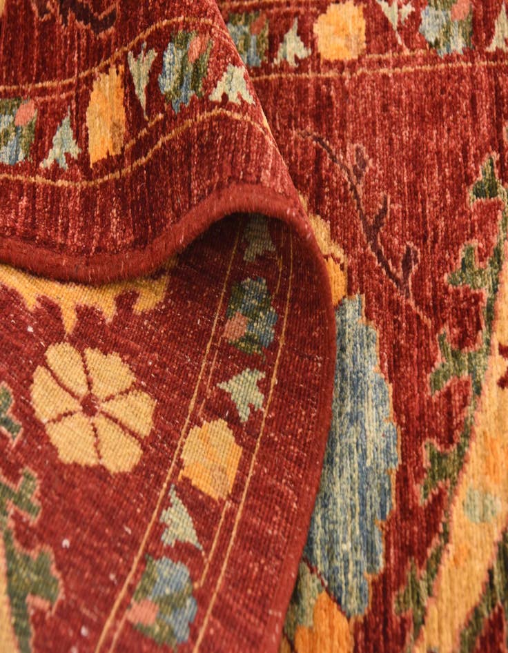 Detail image of  5' 8 x 7' 11  Hand Knotted Ariana Ziegler Oriental Rug