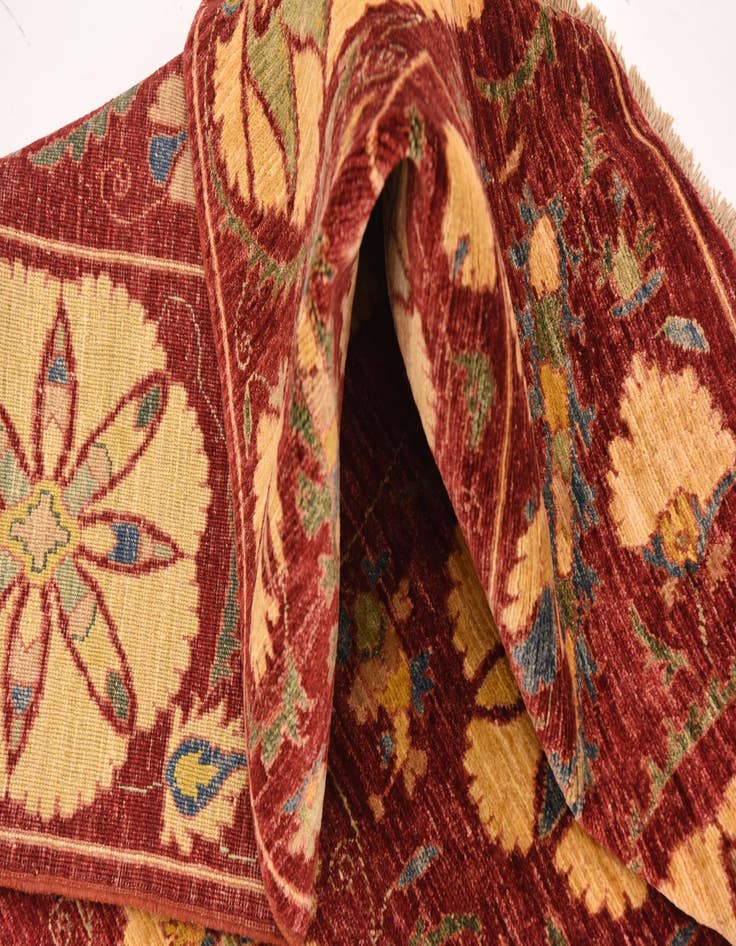 Detail image of  5' 6 x 8' 4  Hand Knotted Ariana Ziegler Oriental Rug