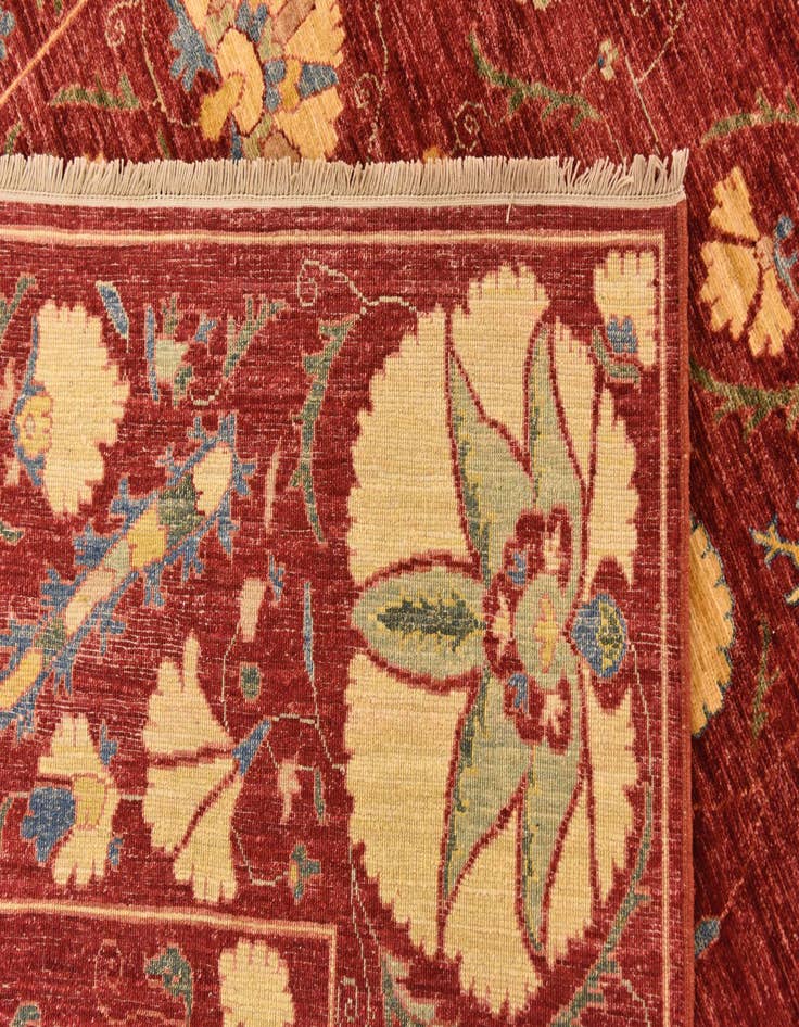 Detail image of  5' 6 x 8' 4  Hand Knotted Ariana Ziegler Oriental Rug