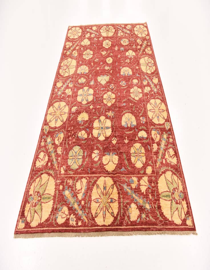 Detail image of  5' 6 x 8' 4  Hand Knotted Ariana Ziegler Oriental Rug