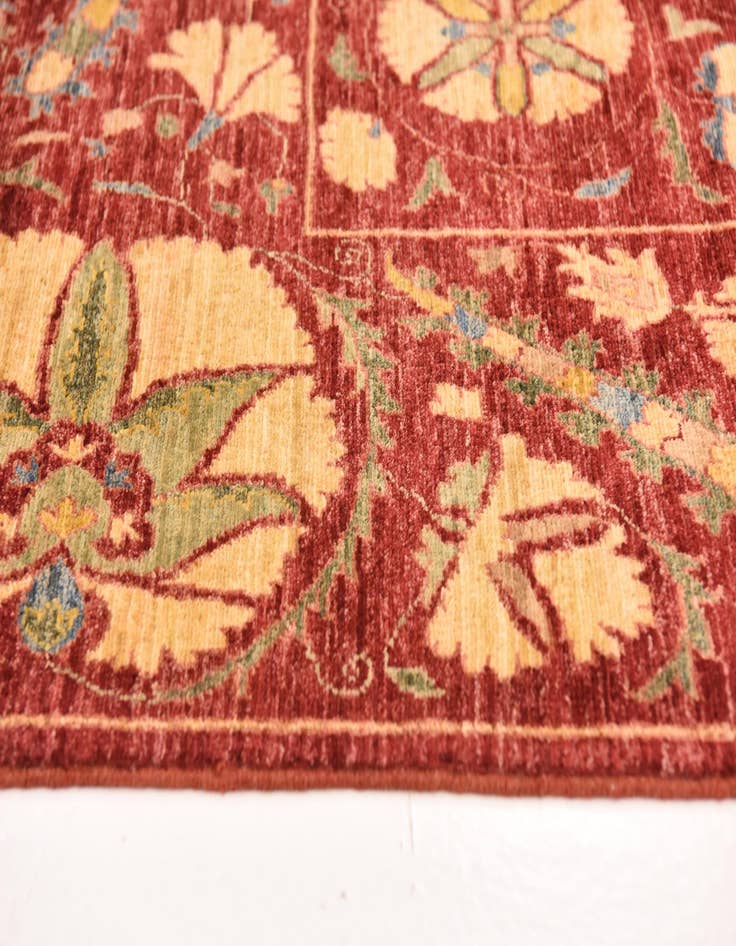 Detail image of  5' 6 x 8' 4  Hand Knotted Ariana Ziegler Oriental Rug