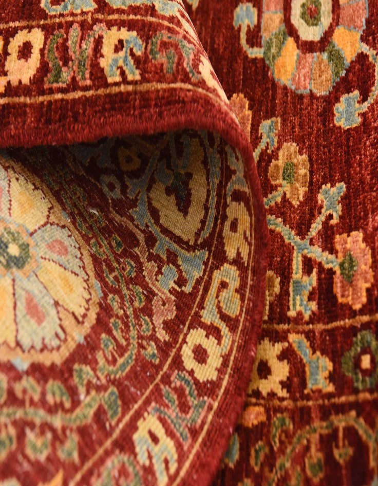 Detail image of  5' x 6' 4  Hand Knotted Ariana Ziegler Oriental Rug