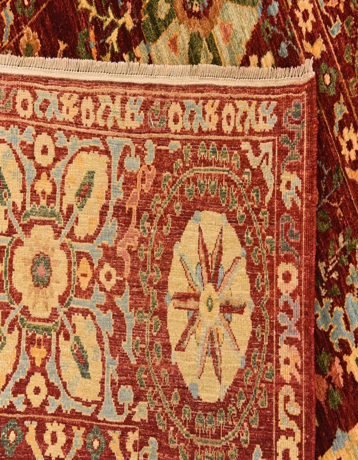 Detail image of  5' x 6' 4  Hand Knotted Ariana Ziegler Oriental Rug