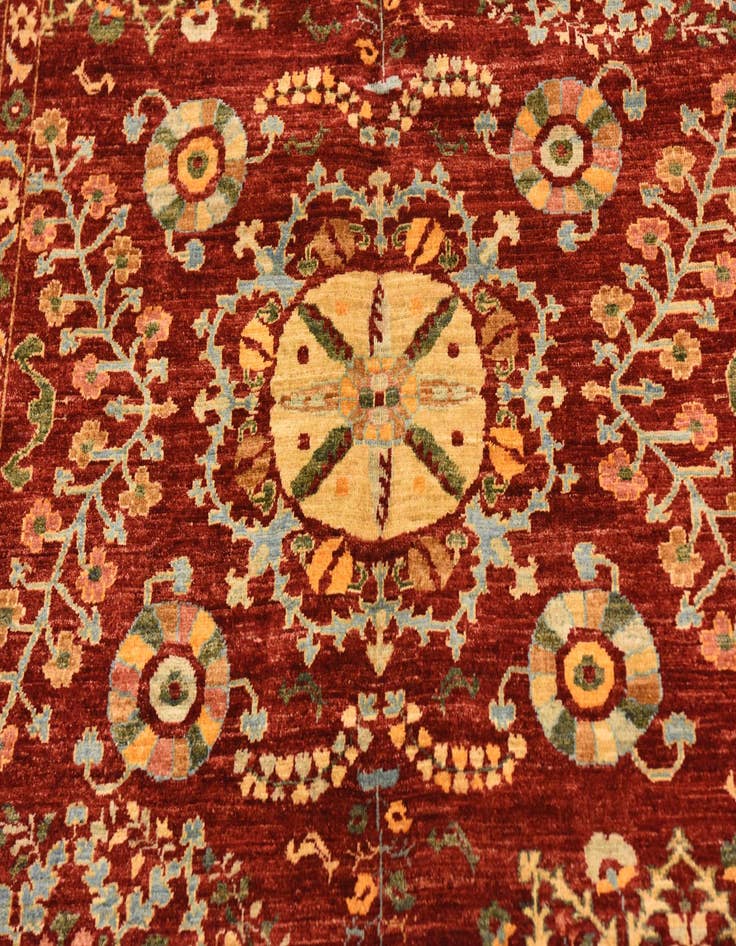Detail image of  5' x 6' 4  Hand Knotted Ariana Ziegler Oriental Rug