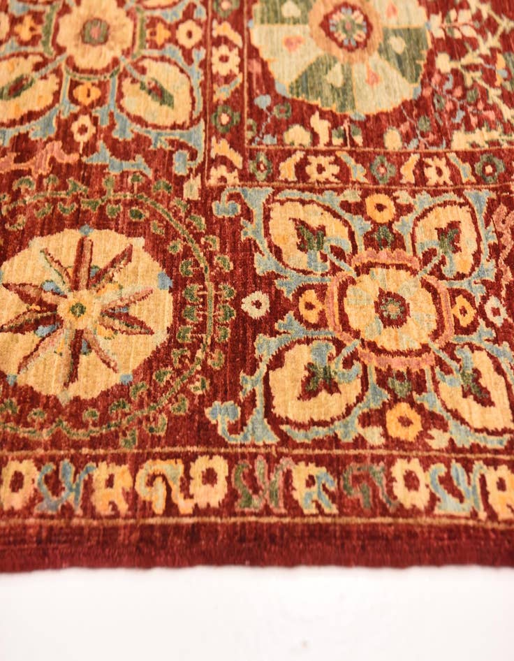 Detail image of  5' x 6' 4  Hand Knotted Ariana Ziegler Oriental Rug