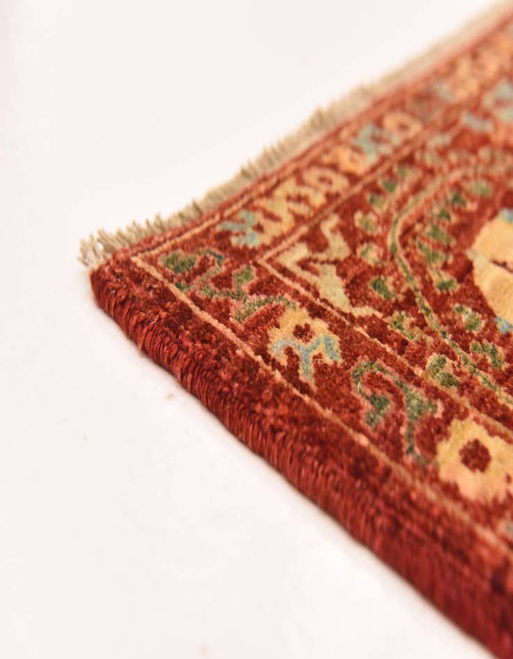 Detail image of  5' x 6' 4  Hand Knotted Ariana Ziegler Oriental Rug