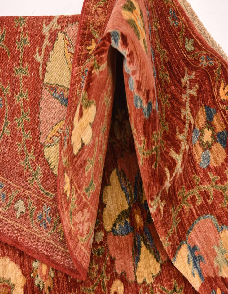 Detail image of  5' 1 x 6' 4  Hand Knotted Ariana Ziegler Oriental Rug