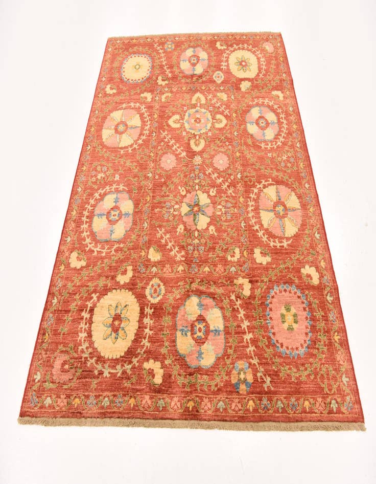 Detail image of  5' 1 x 6' 4  Hand Knotted Ariana Ziegler Oriental Rug