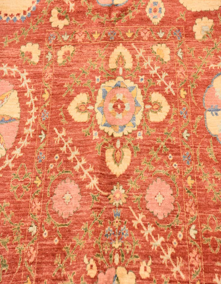 Detail image of  5' 1 x 6' 4  Hand Knotted Ariana Ziegler Oriental Rug