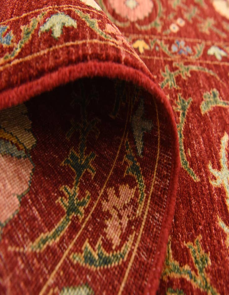 Detail image of  5' 1 x 6' 4  Hand Knotted Ariana Ziegler Oriental Rug