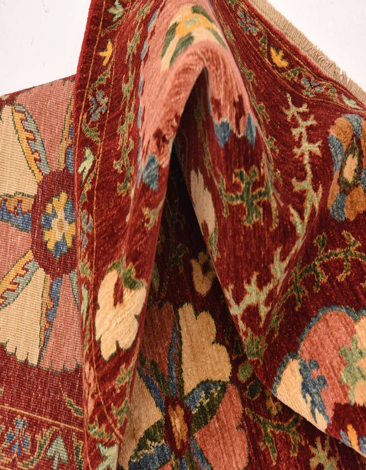 Detail image of  5' 1 x 6' 4  Hand Knotted Ariana Ziegler Oriental Rug