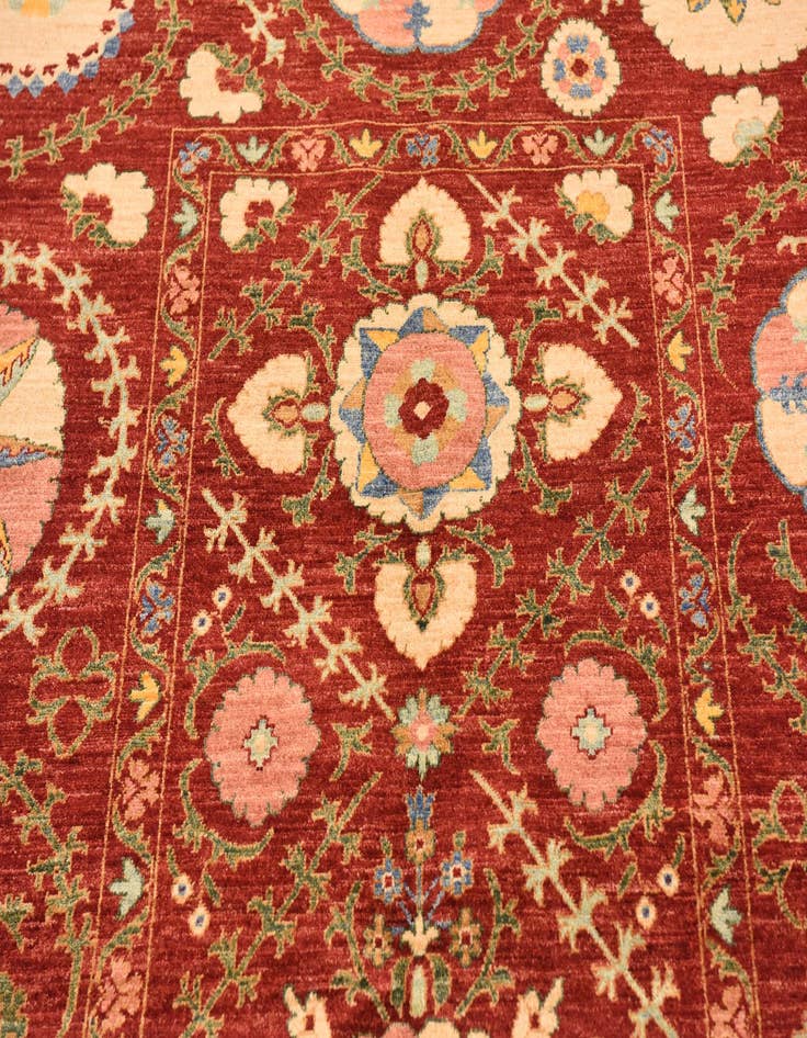 Detail image of  5' 1 x 6' 4  Hand Knotted Ariana Ziegler Oriental Rug