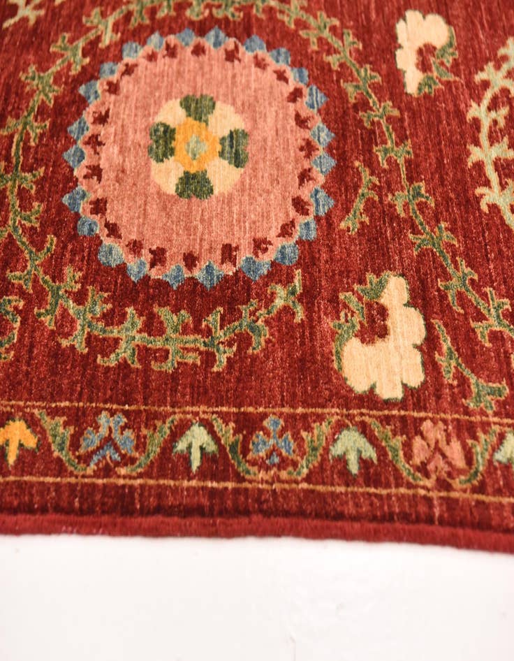Detail image of  5' 1 x 6' 4  Hand Knotted Ariana Ziegler Oriental Rug