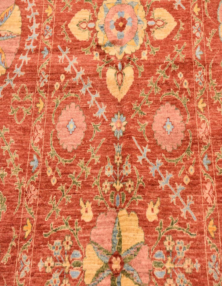 Detail image of  5' 3 x 6' 8  Hand Knotted Ariana Ziegler Oriental Rug
