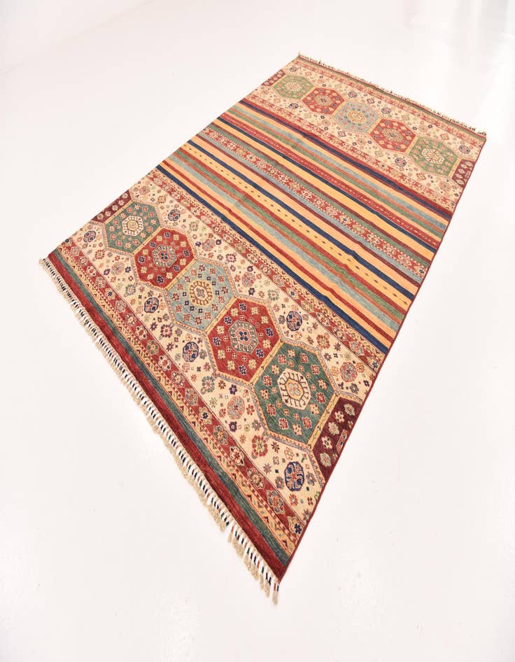 Detail image of  6' 9 x 9' 9  Hand Knotted Ariana Ziegler Rug