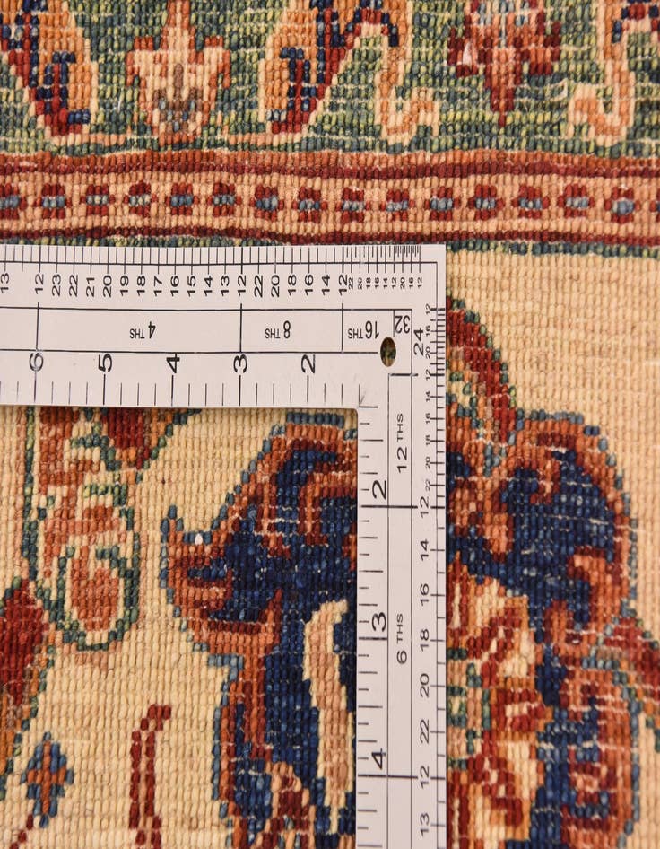 Detail image of  6' 9 x 10' 2  Hand Knotted Ariana Ziegler Rug