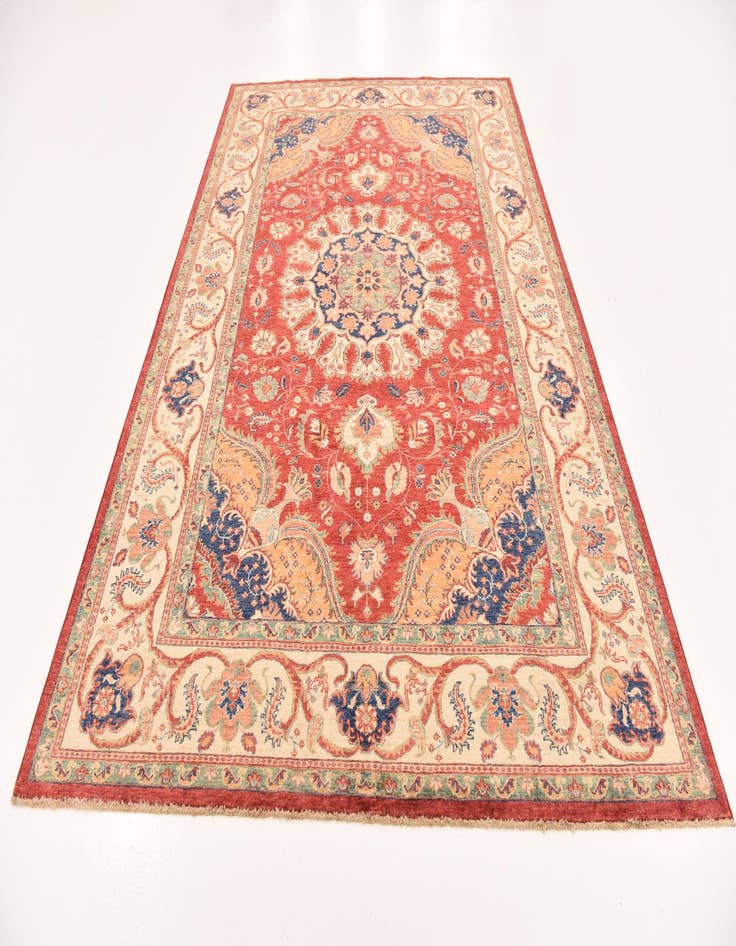 Detail image of  6' 9 x 10' 2  Hand Knotted Ariana Ziegler Rug